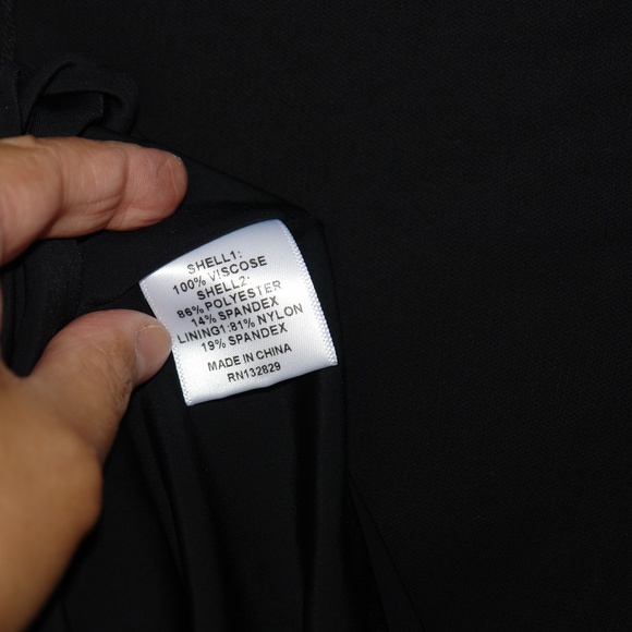 NWT NBD Sloane Black Ruched Mesh Sleeve Long Sleeve Mini Dress Size Medium - Picture 7 of 8